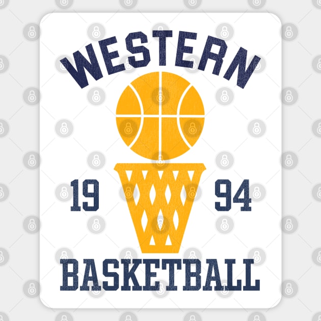 Blue Chips Western Basketball Training Top Sticker by darklordpug